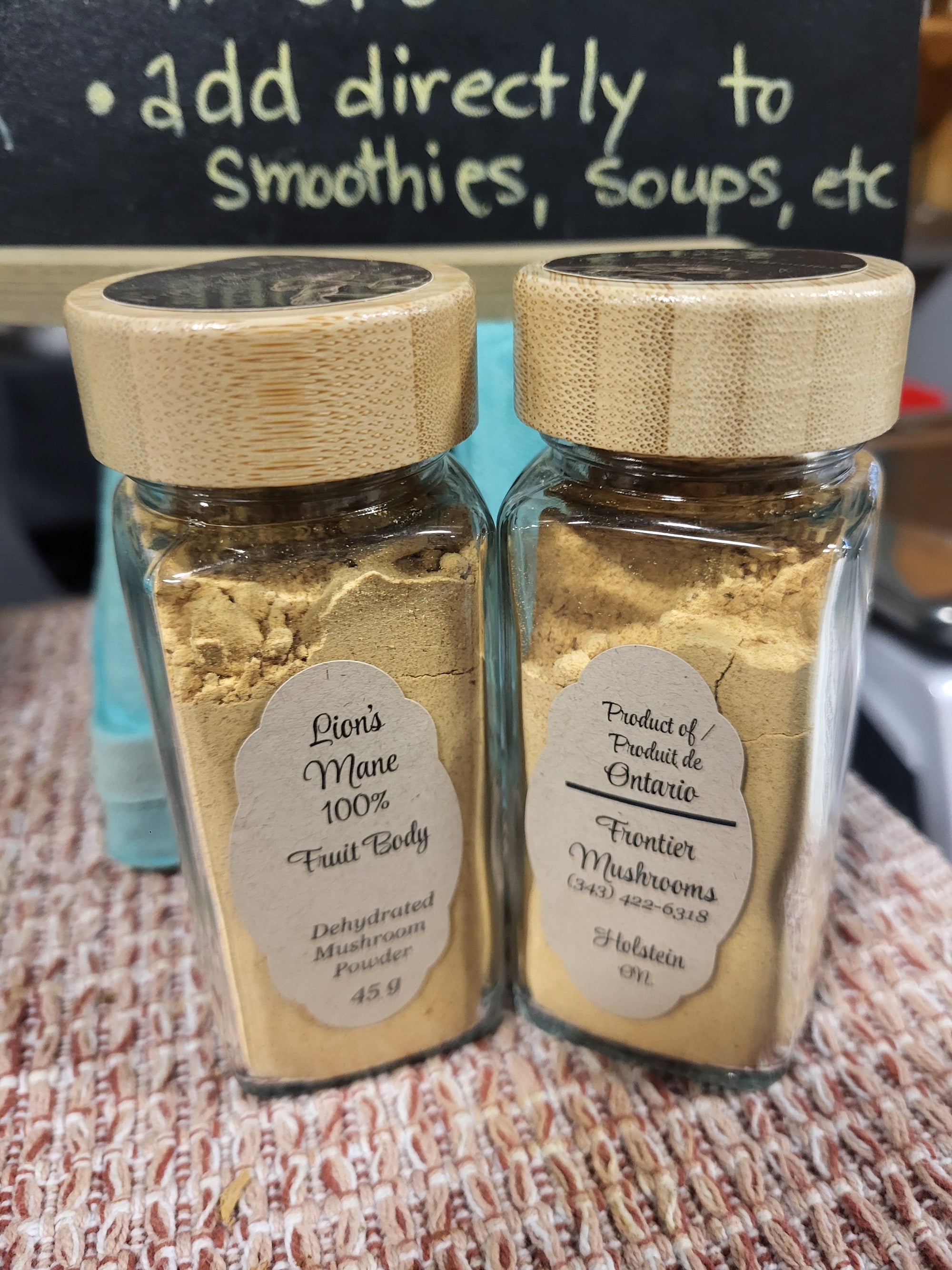 Dehydrated Mushroom Powders